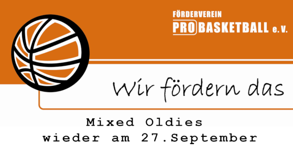 1. Mixed-Oldie-Abend der Basketballsaison 23-24 in Paderborn